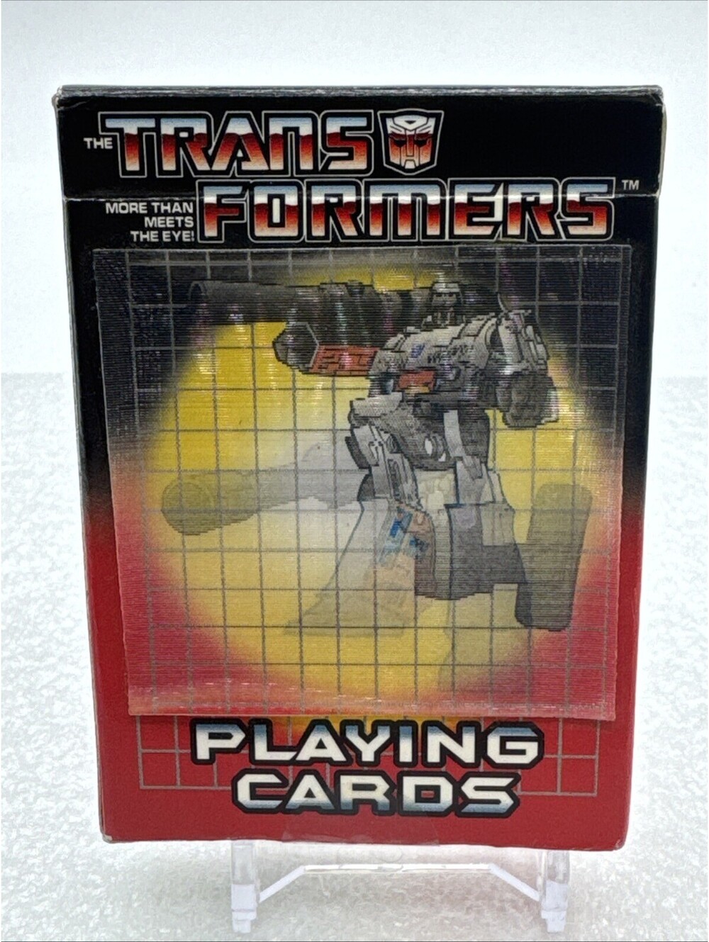 Transformers Optimus Prime Playing Cards Deck 2002 By Bicycle Nice Condition!